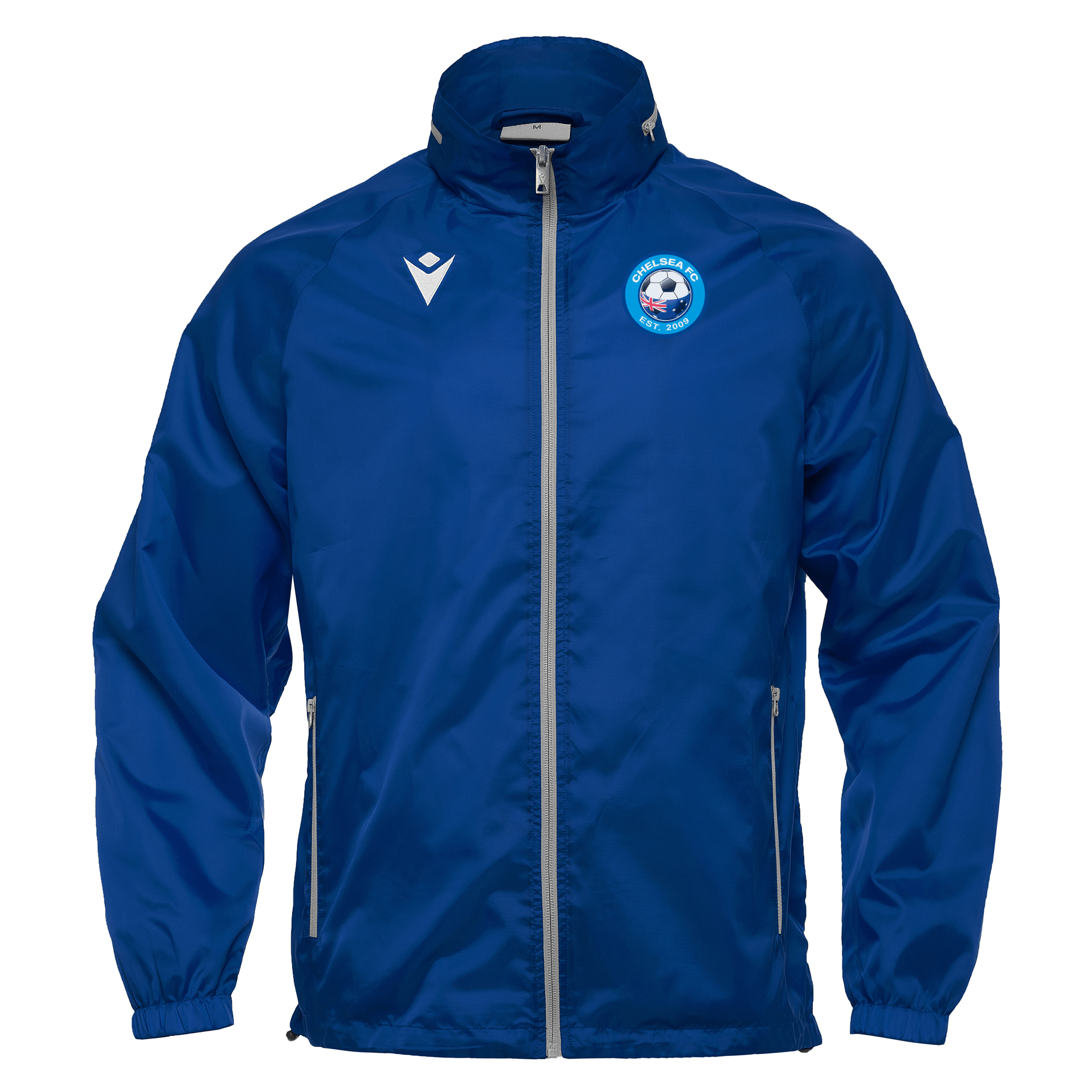 CHELSEA FC 24 PRAIA HERO WINDBREAKER JACKET ROYAL BLUE 3XS 6 7Y