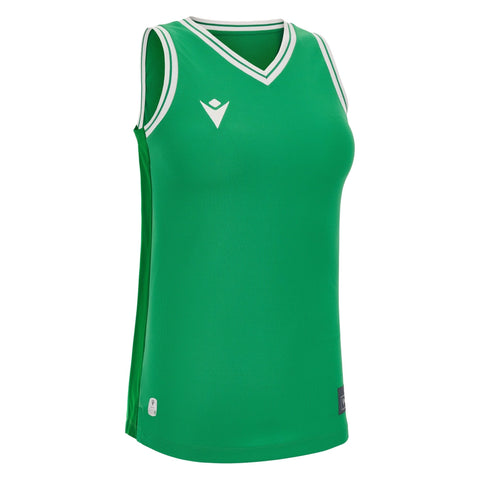 TELLURIUM ECO WOMAN SHIRT - GREEN/WHITE