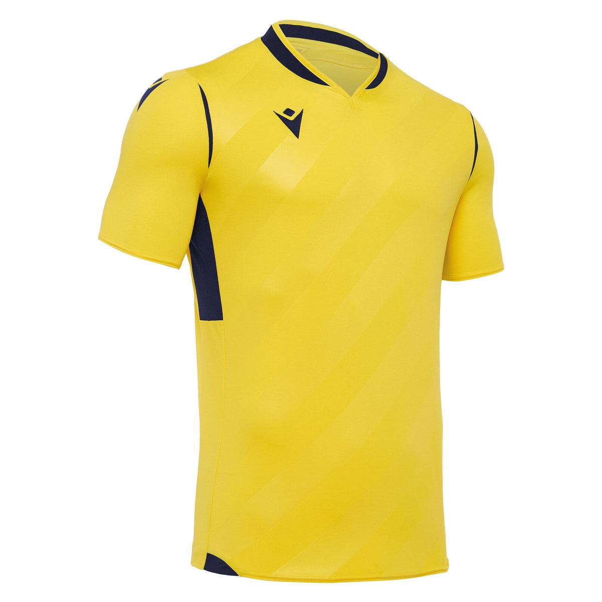 KIMAH SHIRT - YELLOW/NAVY