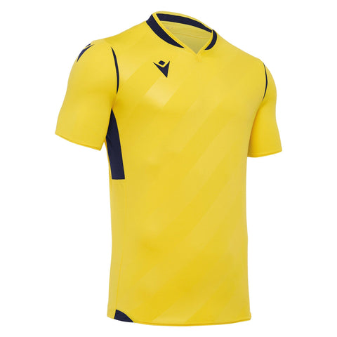 KIMAH SHIRT - YELLOW/NAVY