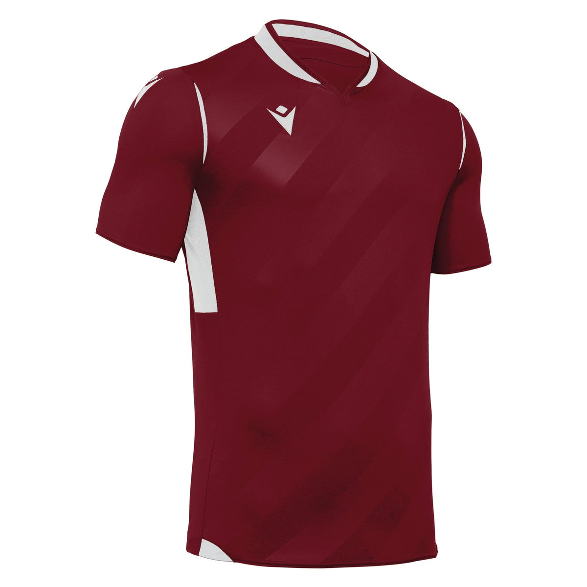 KIMAH SHIRT - CARDINAL/WHITE