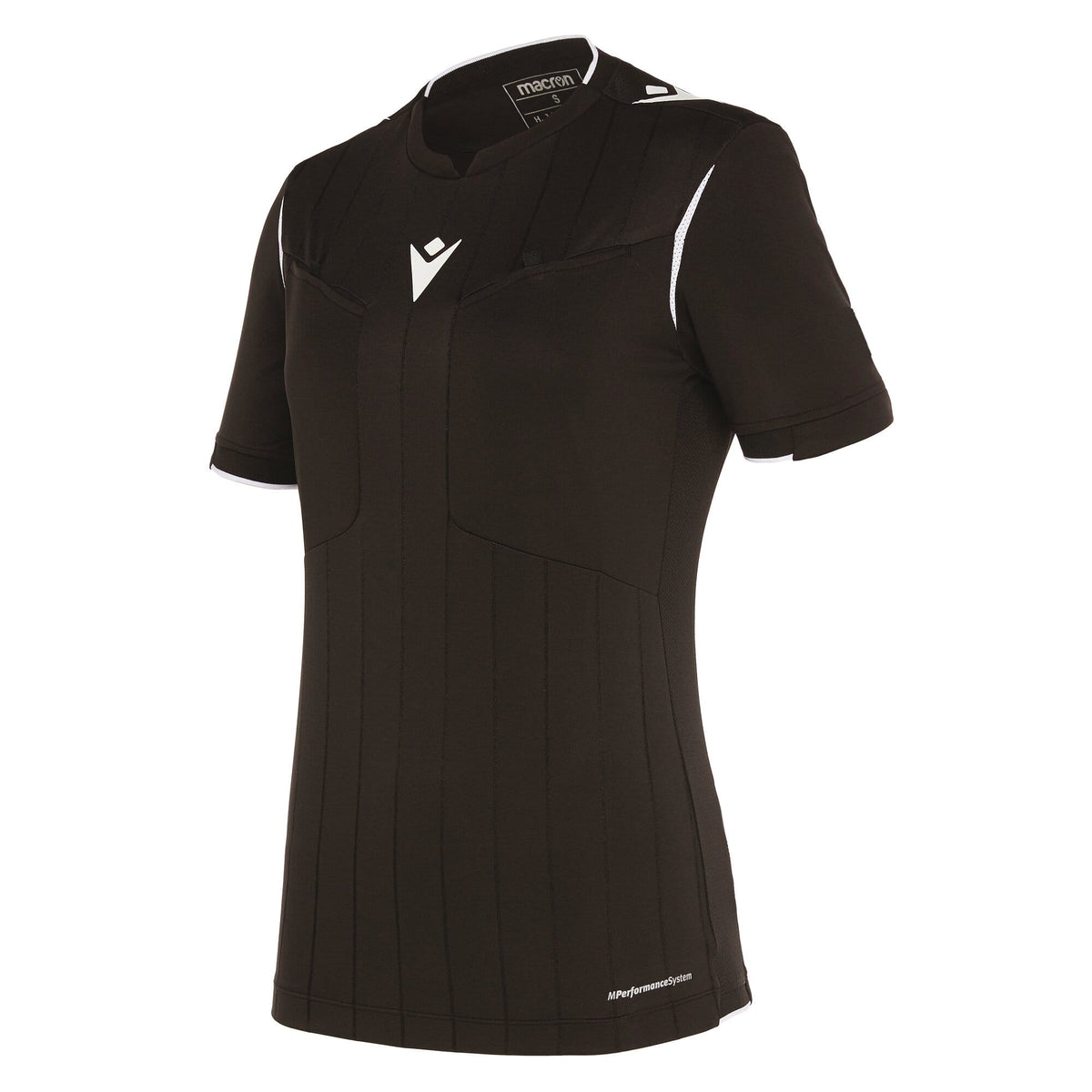 STEPHANIE WOMEN REFEREE SHIRT - BLACK