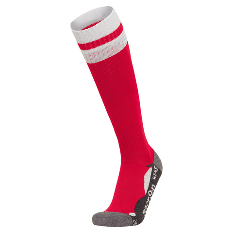 AZLON SOCK RED/WHT