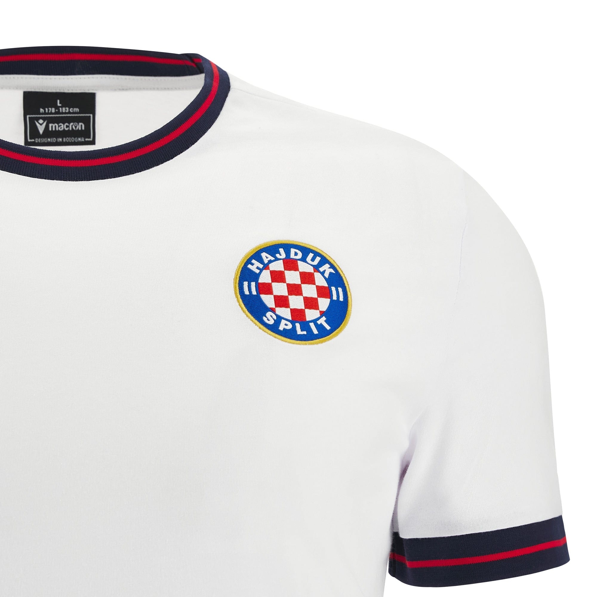 Hajduk Split Polo Jersey Navy Macron Hajduk Travel Staff Polo Shirt Size M  - 3XL