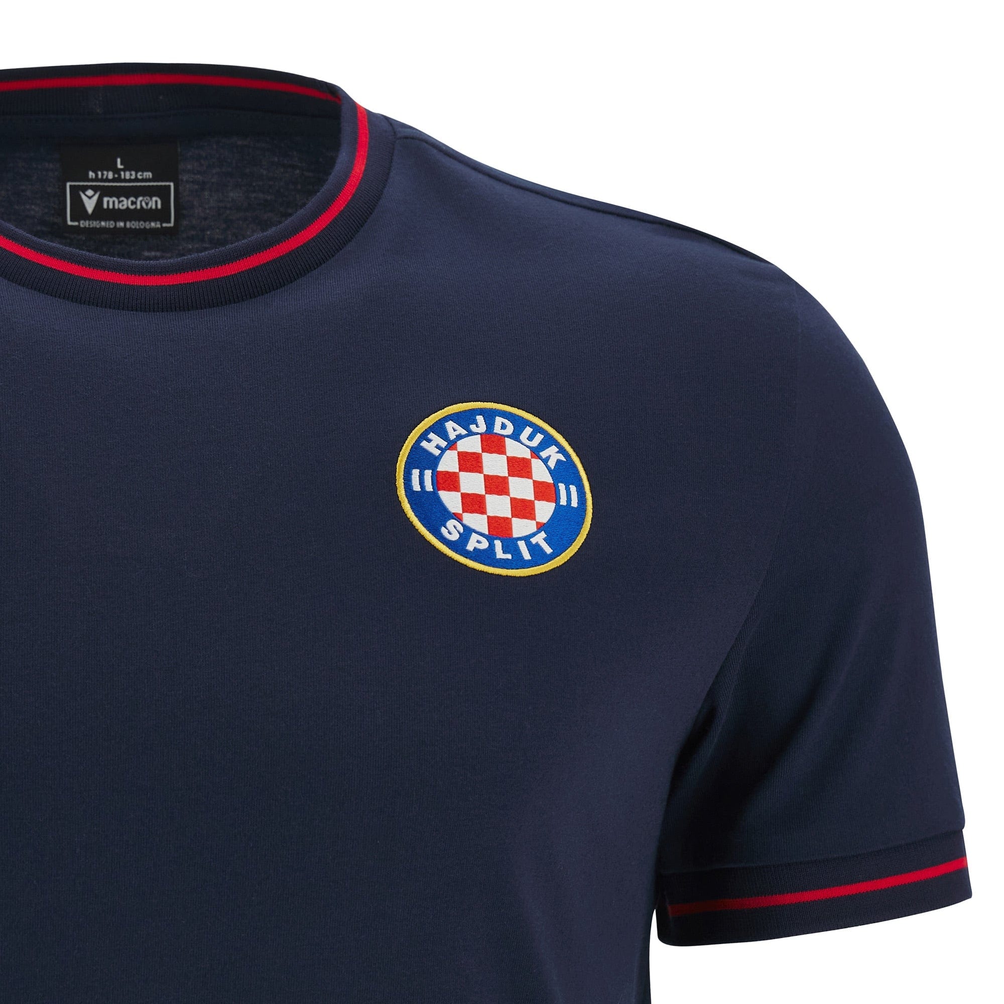 HAJDUK SPLIT 23/24 TRAVEL TEE NAVY – MACRON Victoria