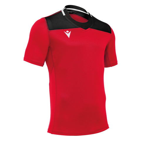 JASPER RUGBY SHIRT - RED/BLK