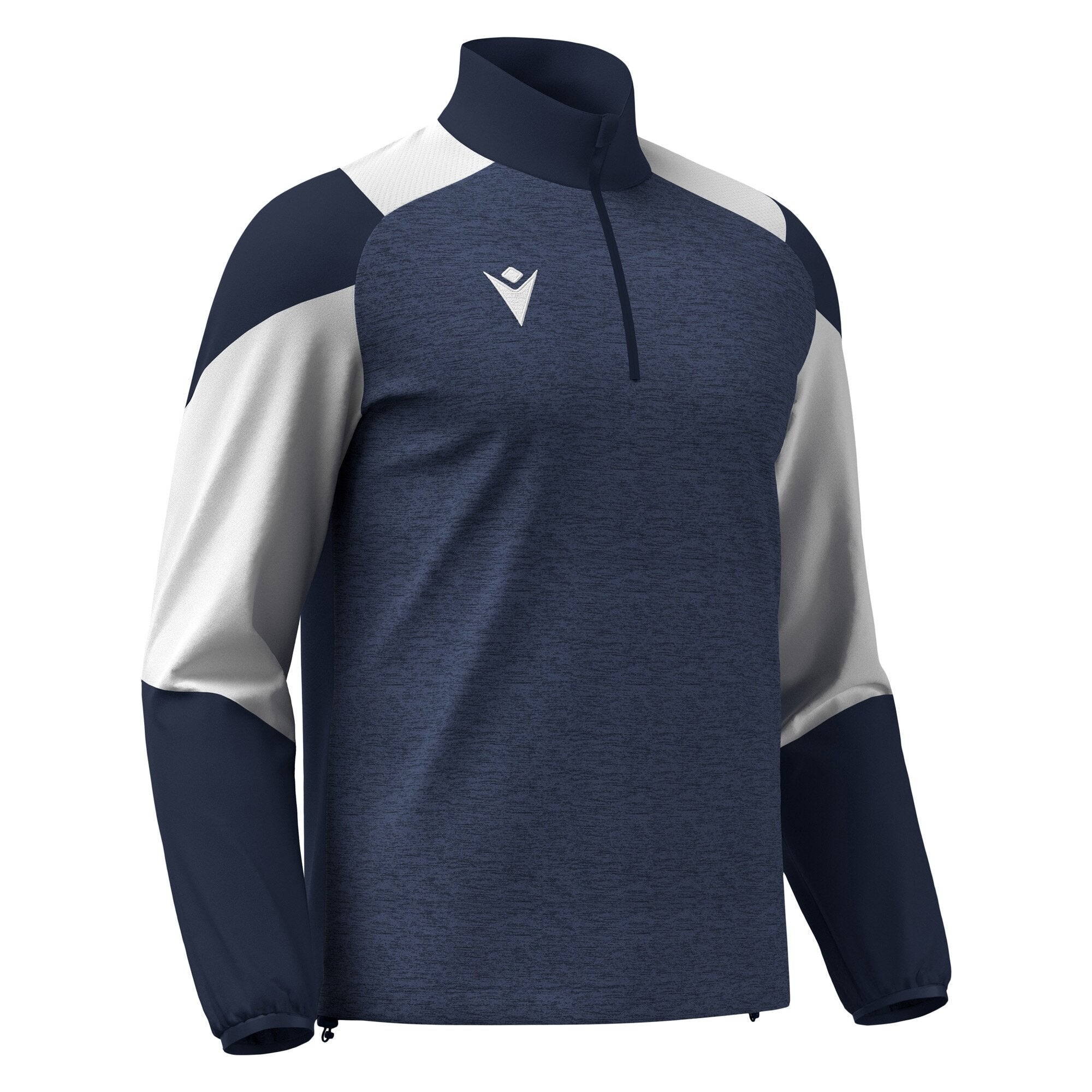 CUZCO 1/4 ZIP TOP NAVY/WHITE