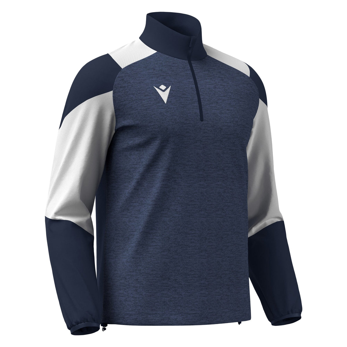 CUZCO 1/4 ZIP TOP NAVY/WHITE