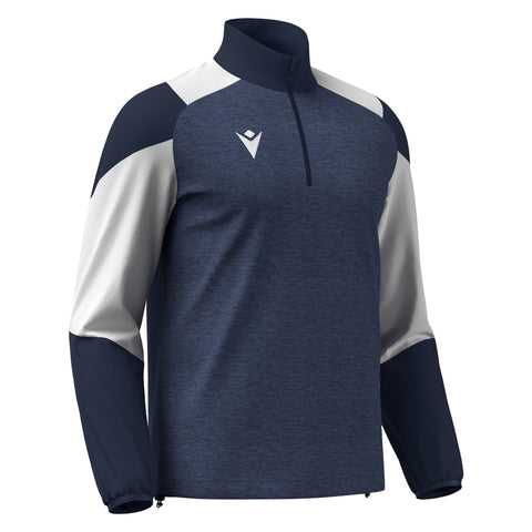 CUZCO 1/4 ZIP TOP NAVY/WHITE