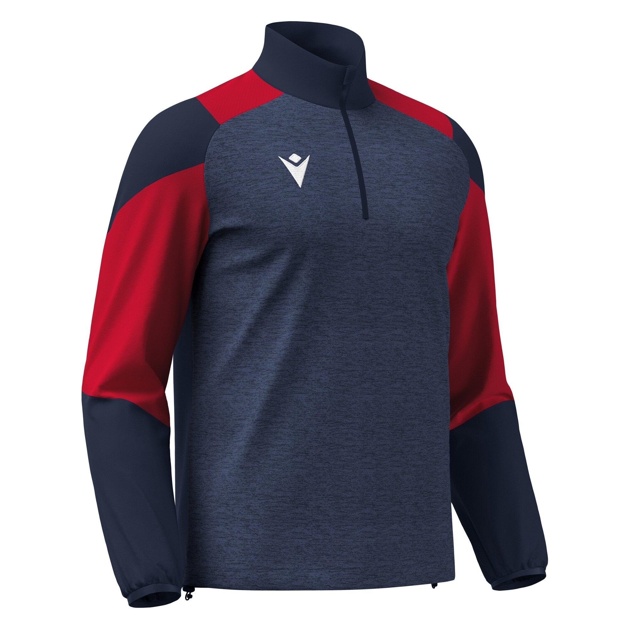 CUZCO 1/4 ZIP TOP NAVY/RED