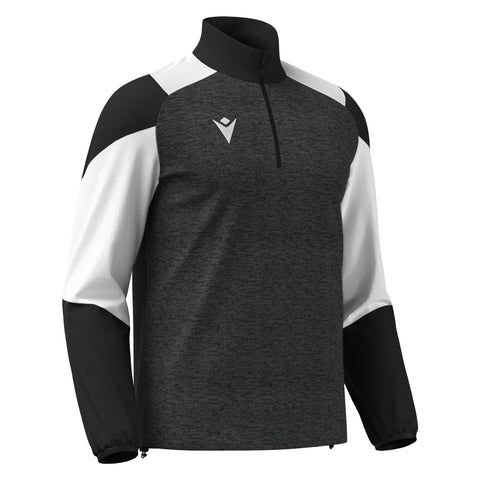 CUZCO 1/4 ZIP TOP BLACK/WHITE