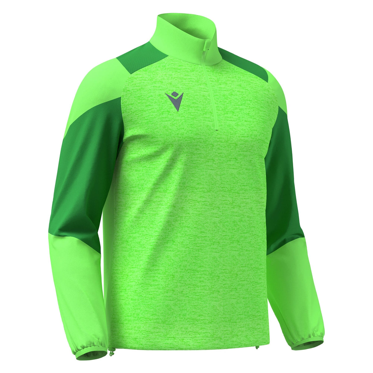 CUZCO 1/4 ZIP TOP NEON GREEN/GREEN