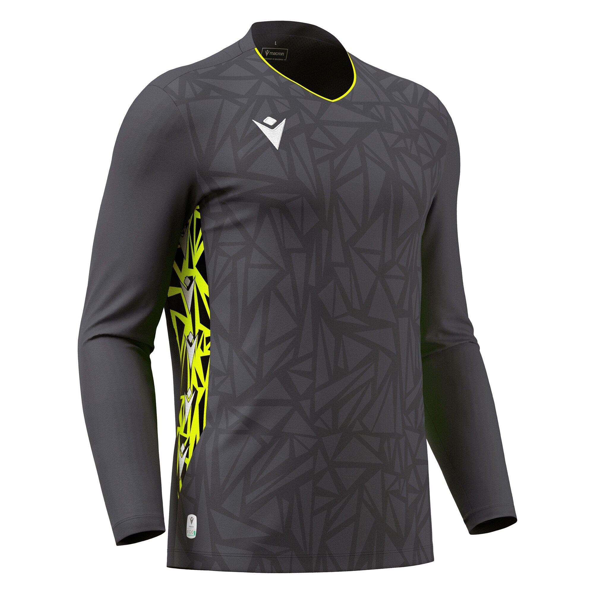 CORVUS GK SHIRT ANTHRACITE/NEON YELLOW