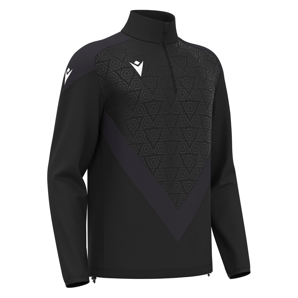 ANDUIN 1/4 ZIP TOP BLACK