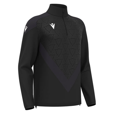 ANDUIN 1/4 ZIP TOP BLACK