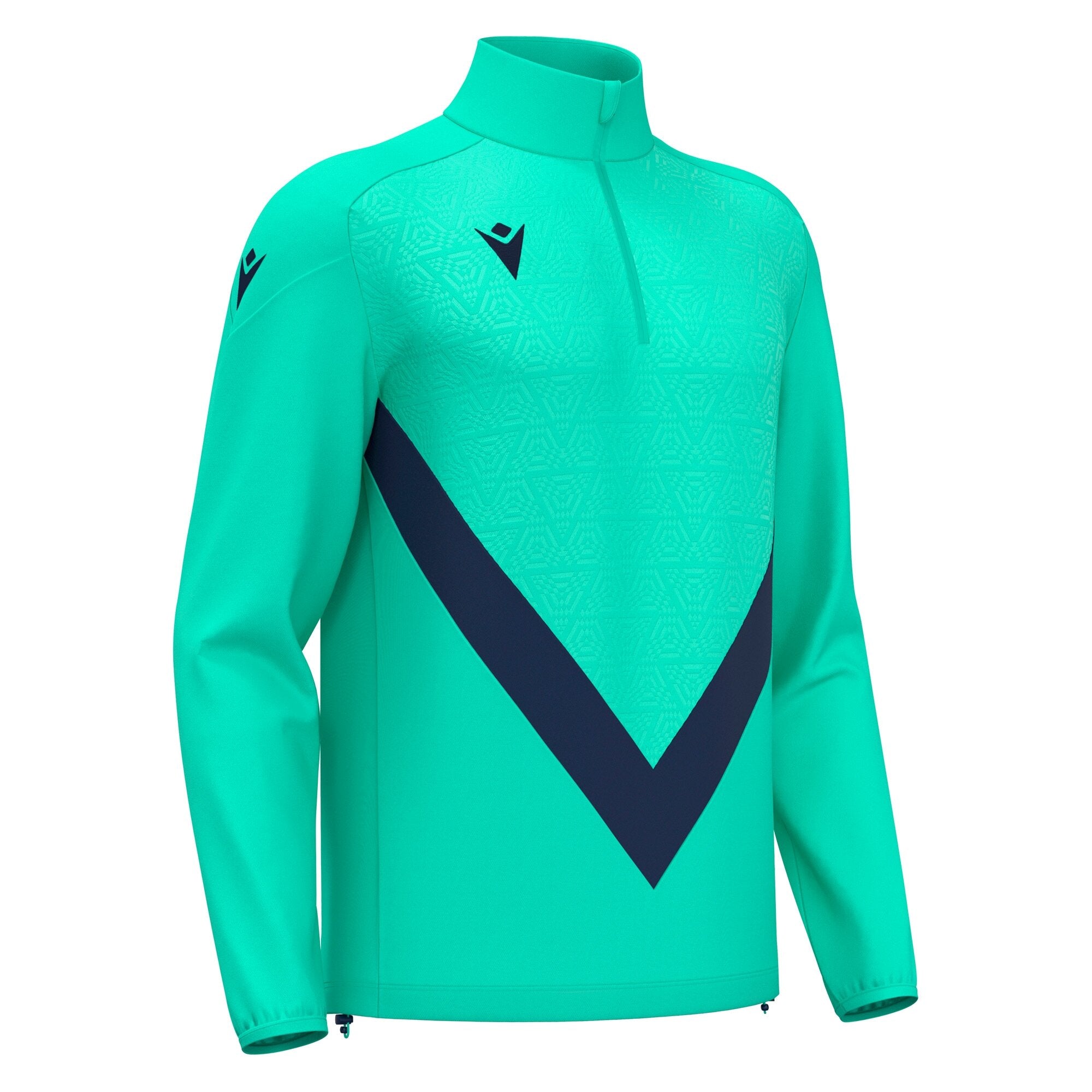 ANDUIN 1/4 ZIP TOP TURQUOISE