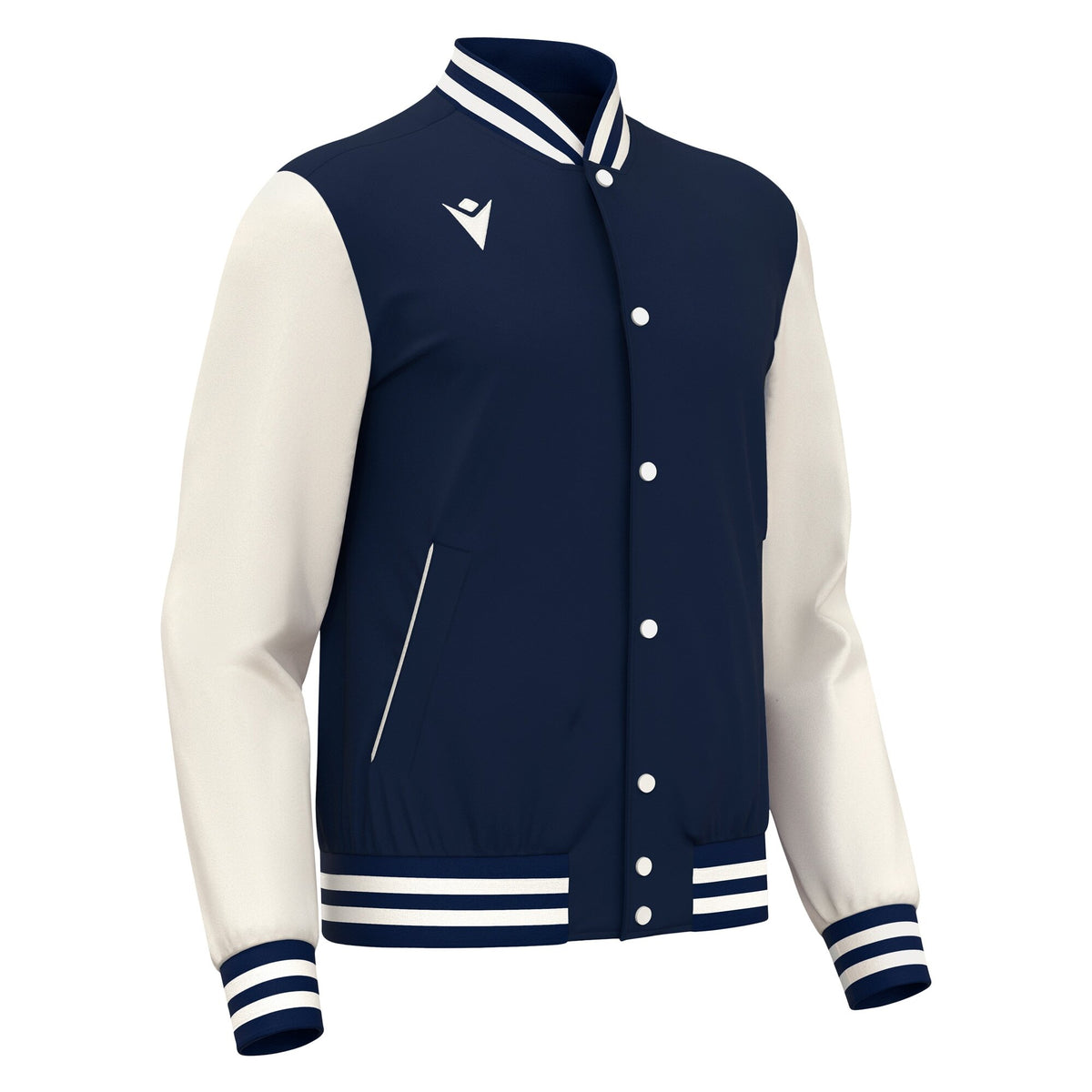 SPACECAMP FIDDLE VARSITY COLLEGE JACKET NAVY