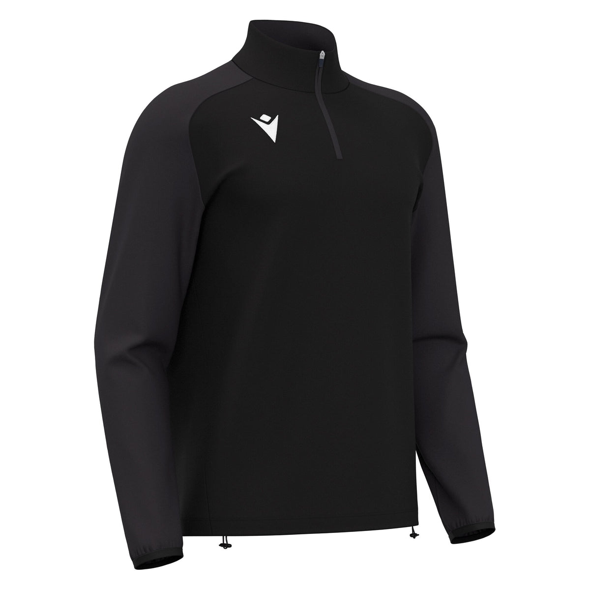 ISEN 1/4 ZIP TOP BLK/DGRY XXL