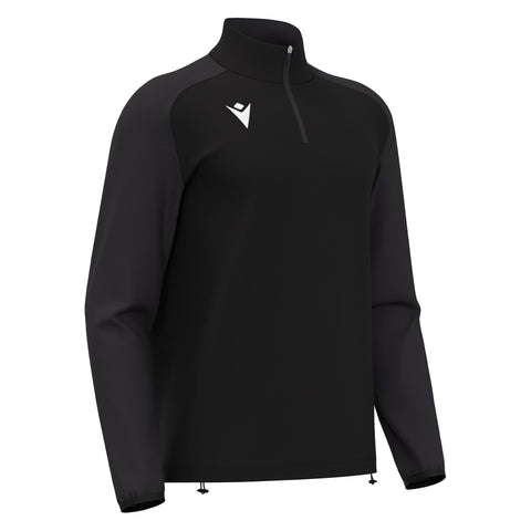 ISEN 1/4 ZIP TOP BLK/DGRY XXL