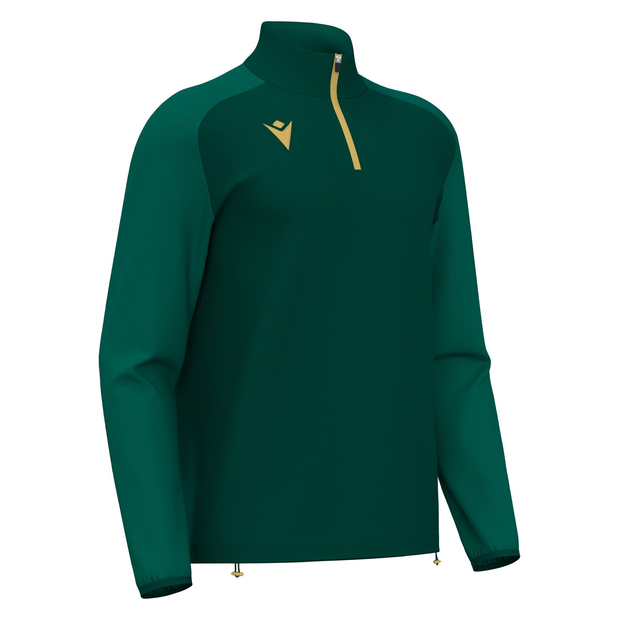 ISEN 1/4 ZIP TOP BGRN/GLD 3XL