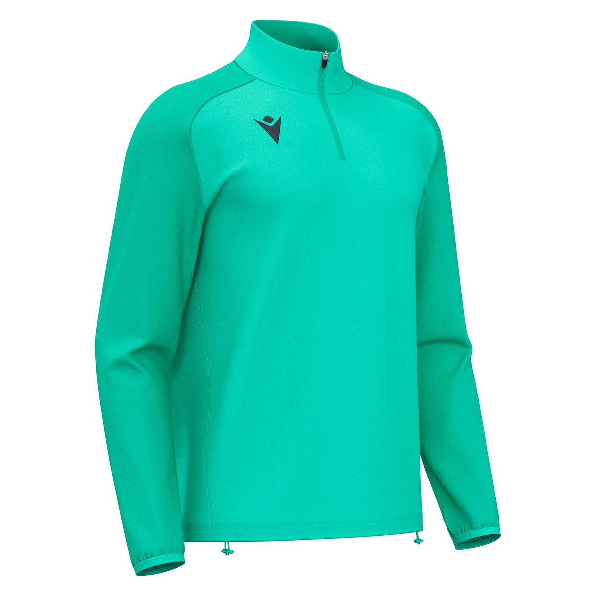 ISEN 1/4 ZIP TOP TURQ/DARKTURQ 4XS