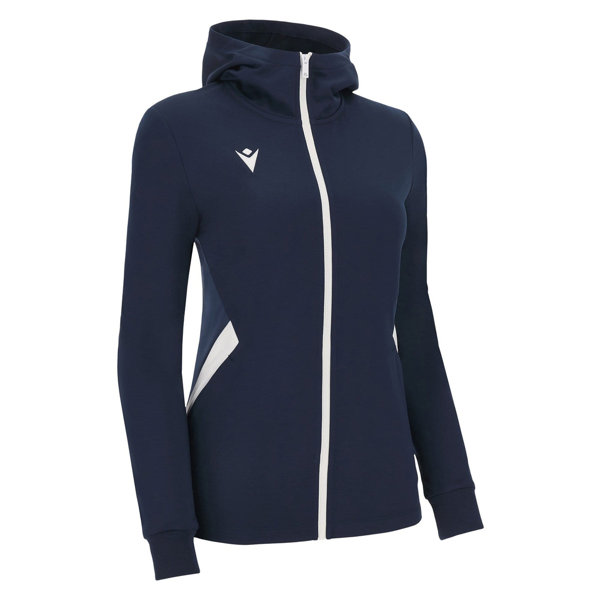BASTET WOMEN TRACK HOOD - NAV/WHT