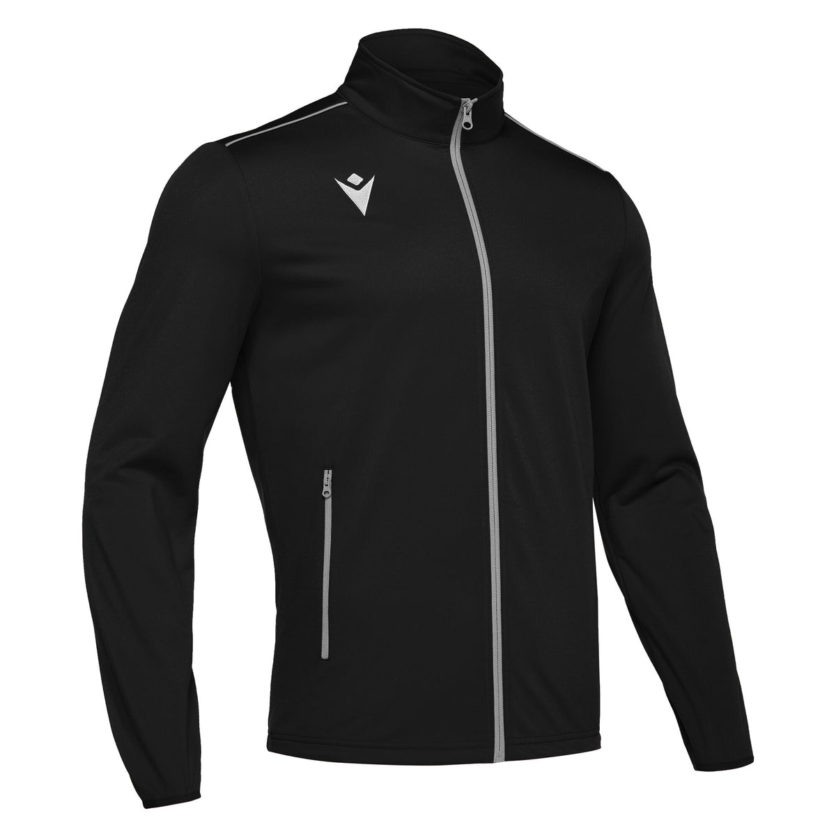NEMESIS FULL ZIP TOP BLACK