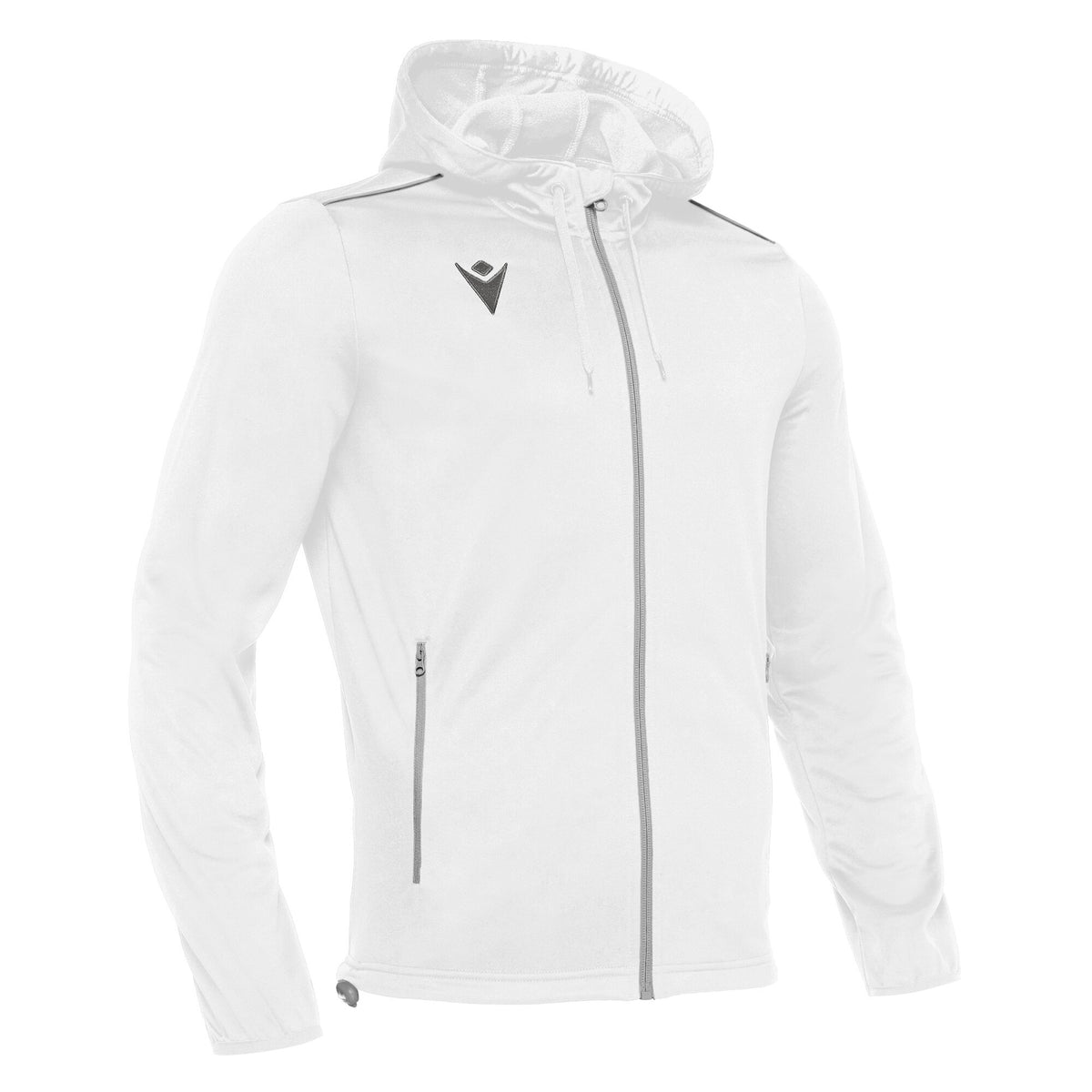 FREYR FULL ZIP HOODY WHITE