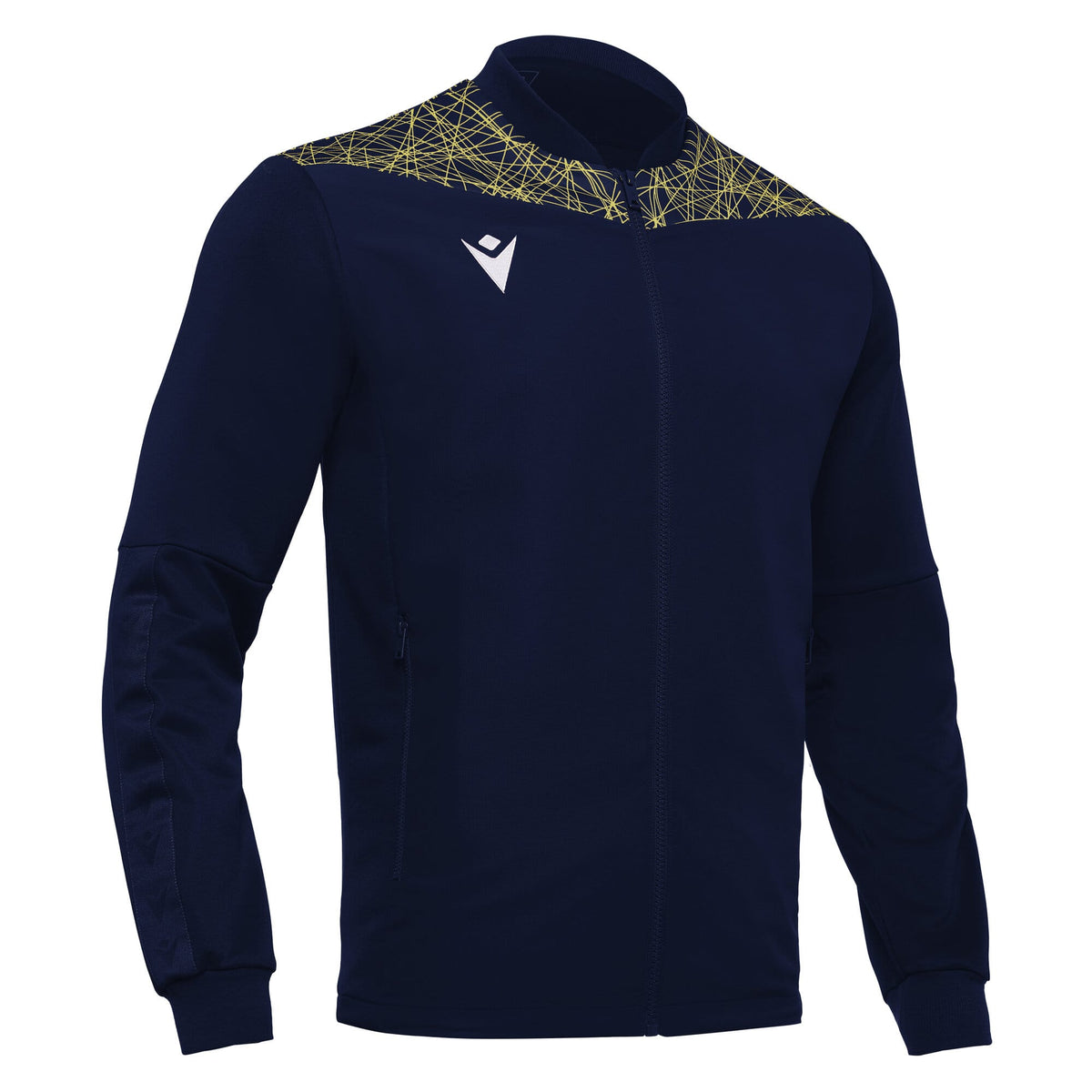 SHIVA MICROFIBER JACKET - NAV/YLW