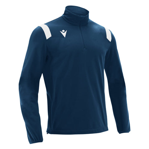 GANGE 1/4 ZIP - NAV/WHT