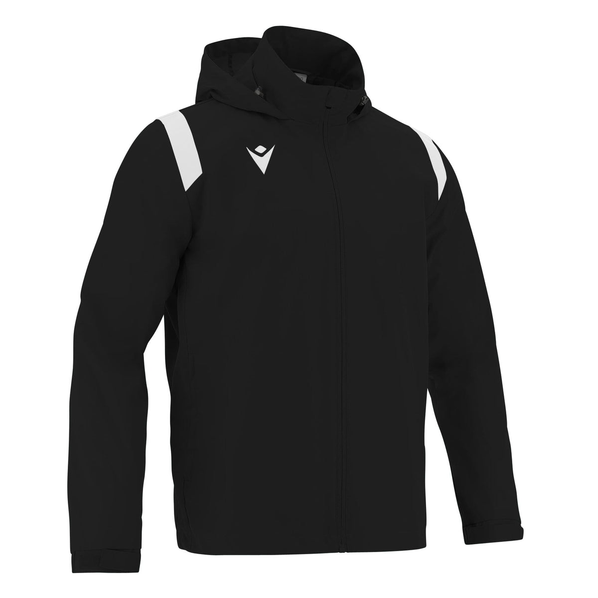 SARANSK RAIN JACKET - BLACK/WHITE