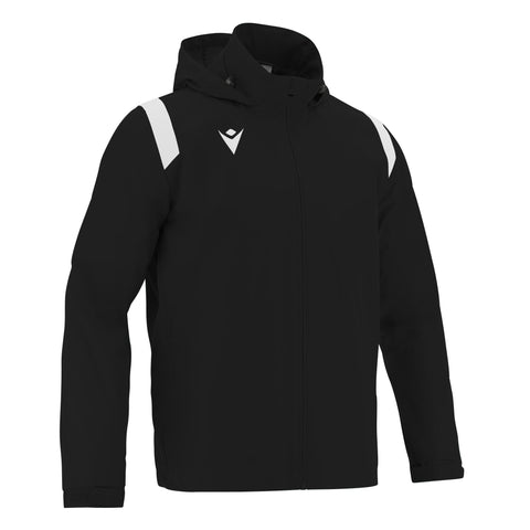 SARANSK RAIN JACKET - BLACK/WHITE