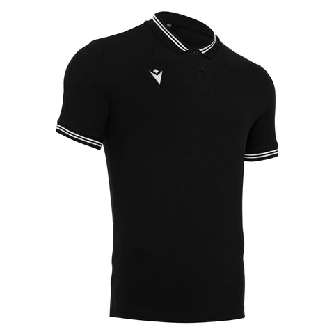 YUKAR COTTON POLO - BLACK