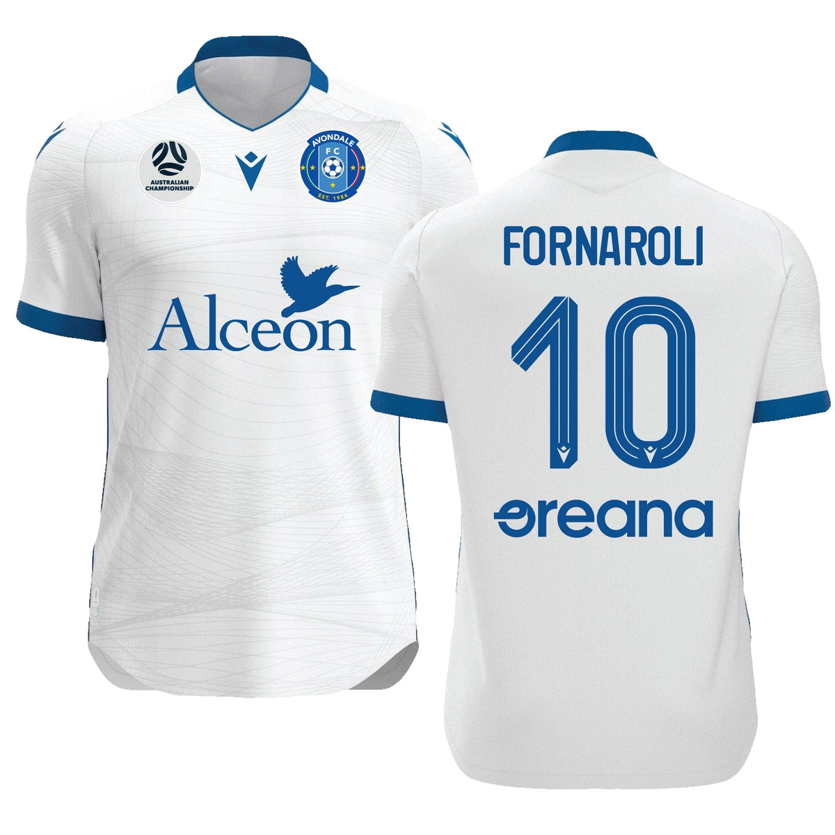 AVONDALE FC FORNAROLI AWAY JERSEY