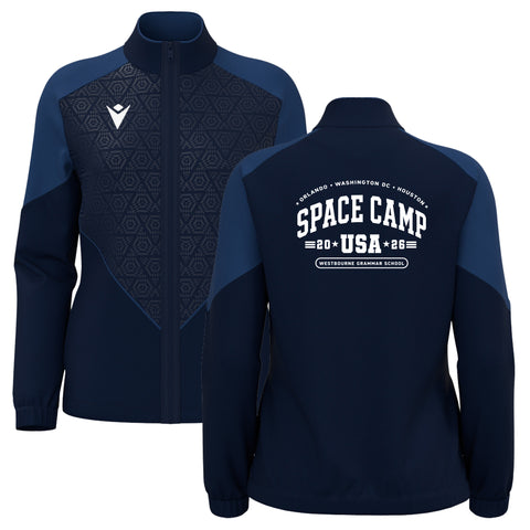 SPACECAMP ARTEMIS WMN FULL ZIP TOP NAVY