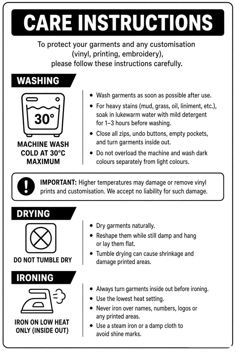 Care Instructions