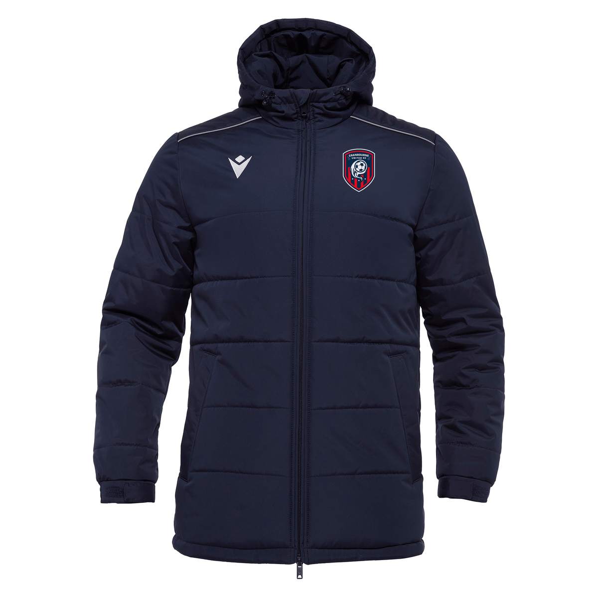 CRANBOURNE UNITED SC GYOR PADDED JACKET NAVY