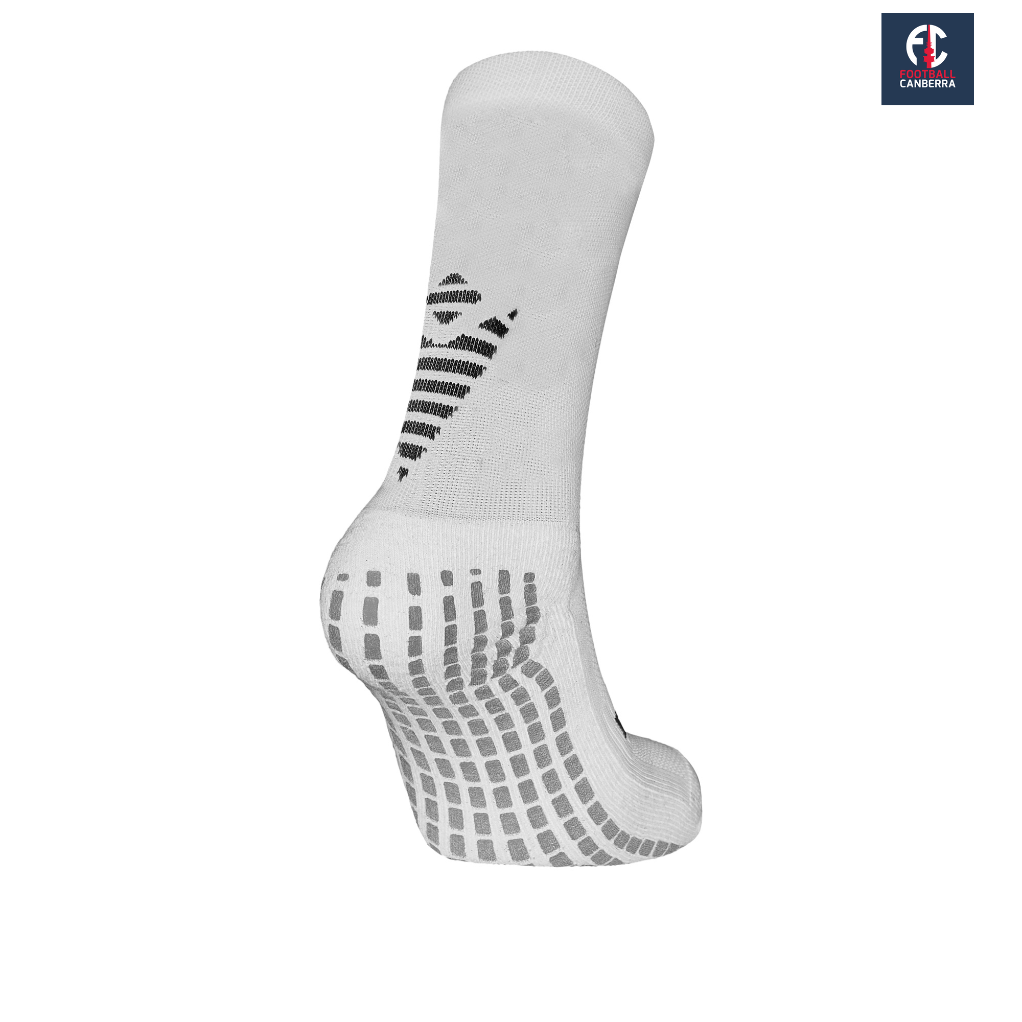 FOOTBALL CANBERRA PRO GRIP HERO SOCKS WHITE