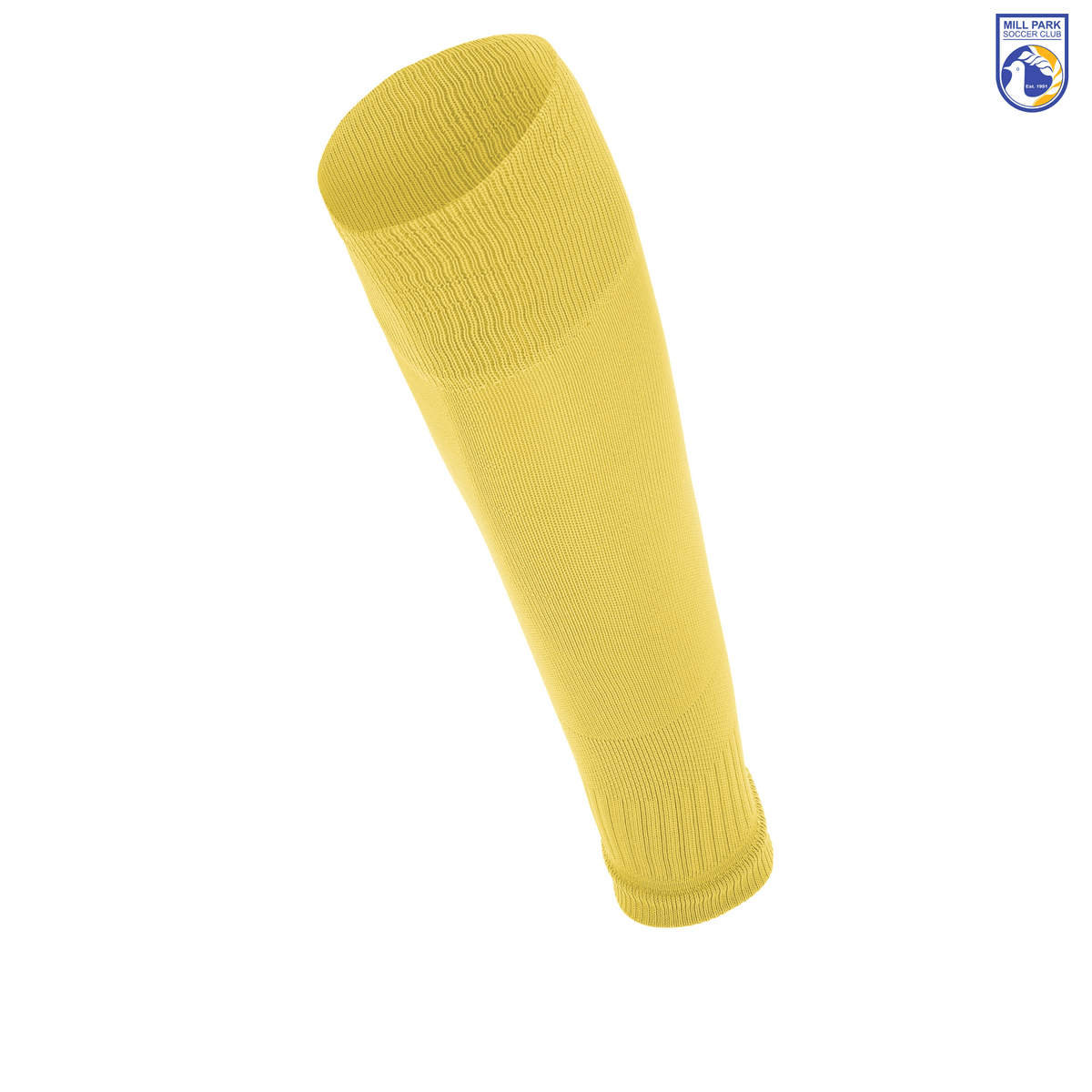 MILL PARK SC SPRINT FOOTLESS SOCKS YELLOW