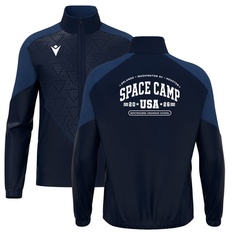 SPACECAMP POSEIDON FULL ZIP TOP NAVY