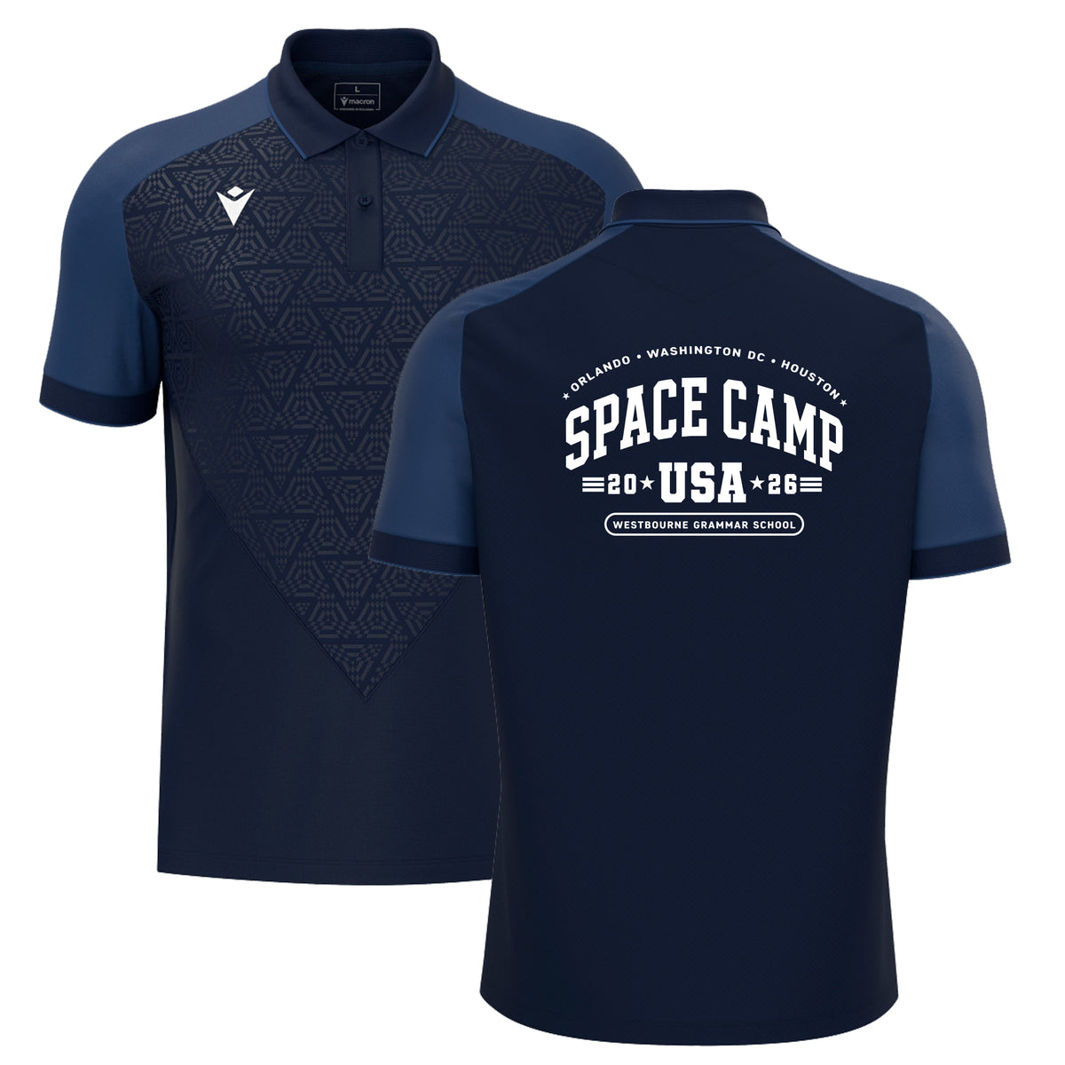SPACECAMP BALDWIN POLO NAVY
