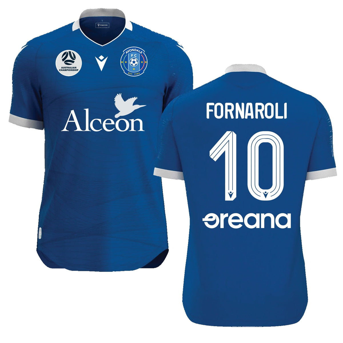 AVONDALE FC FORNAROLI HOME JERSEY