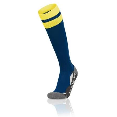 AZLON SOCK NAV/YLW