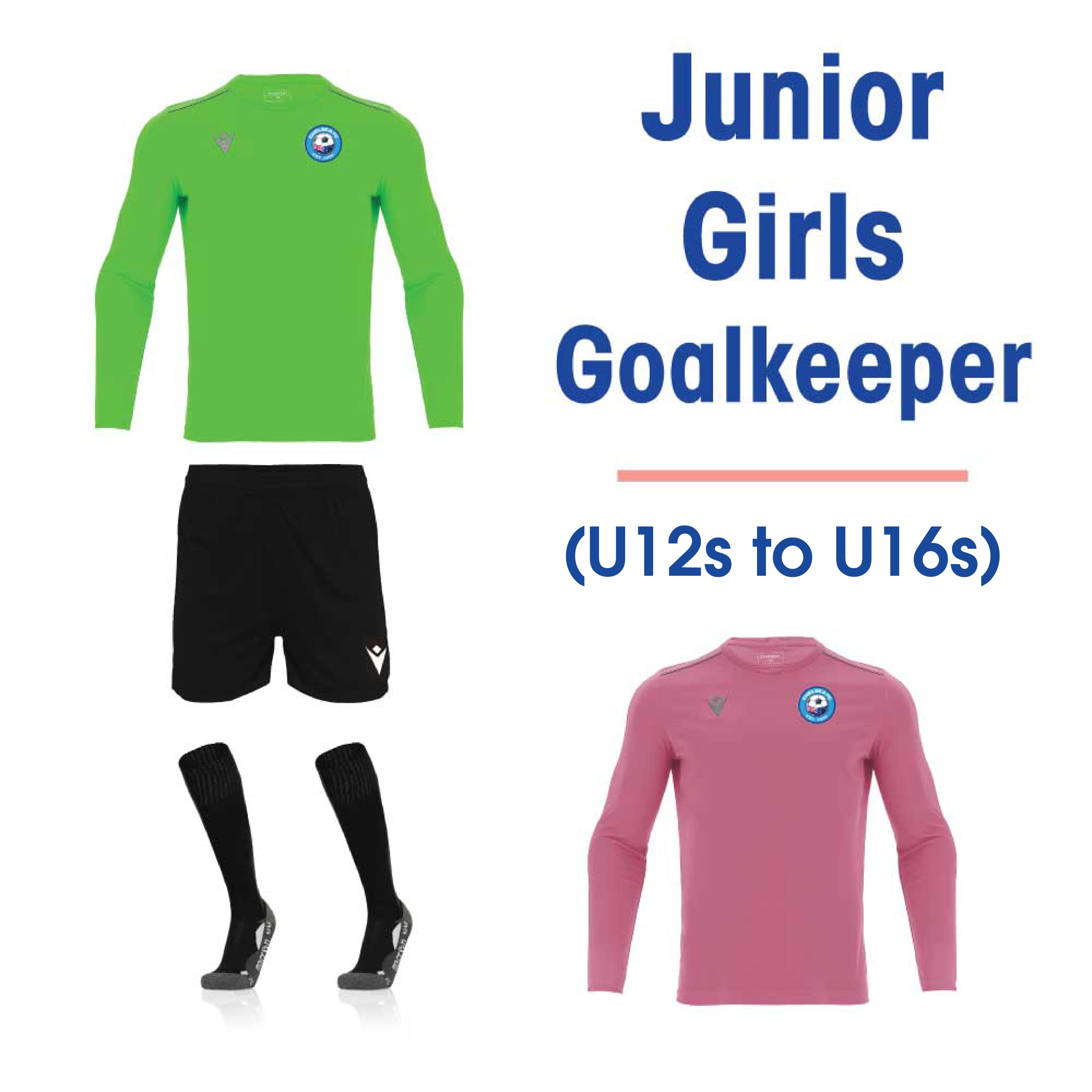 CHELSEA FC - PLAYER KIT - Junior GK Girls Pack (U12s & U16s)