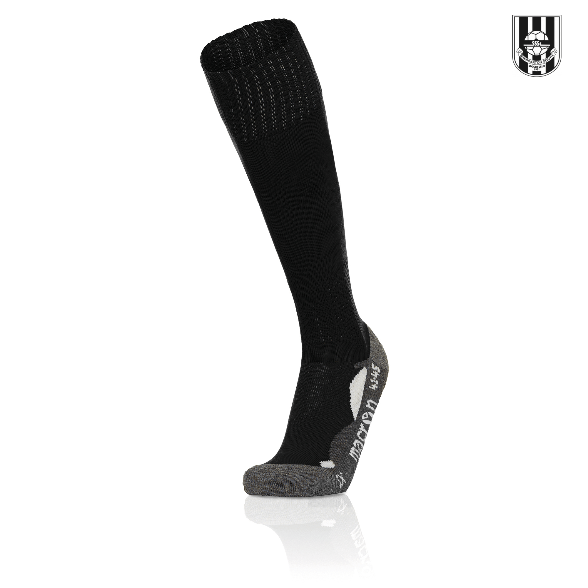 SHEPPARTON SOUTH SC RAYON SOCKS BLACK